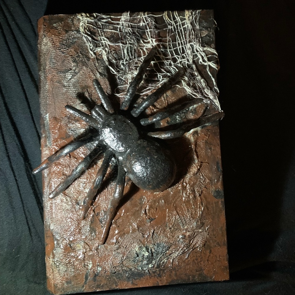 Spooky Book Decor for Table or Shelf